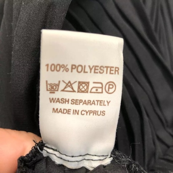 Pourquoi Pas Women's Pencil Skirt Black Knee Length Elastic Waist 16 - Picture 6 of 6